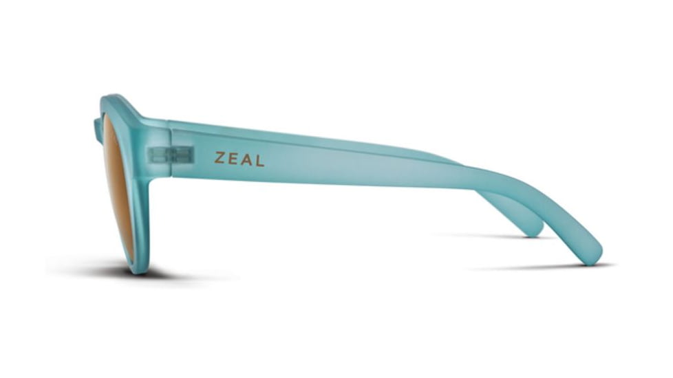 Zeal Optics Fleetwood Sunglasses, Telegraph Blue Frame, Polarized Copper Lens, Polarized, 10874