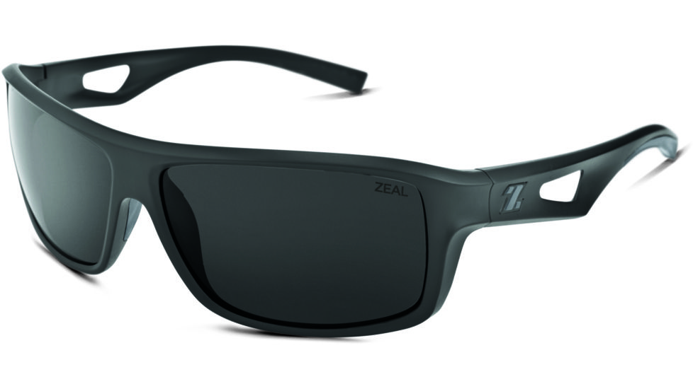 Zeal Optics Range Sunglasses - Black Frame,Polarized Dark Grey Lens 10892