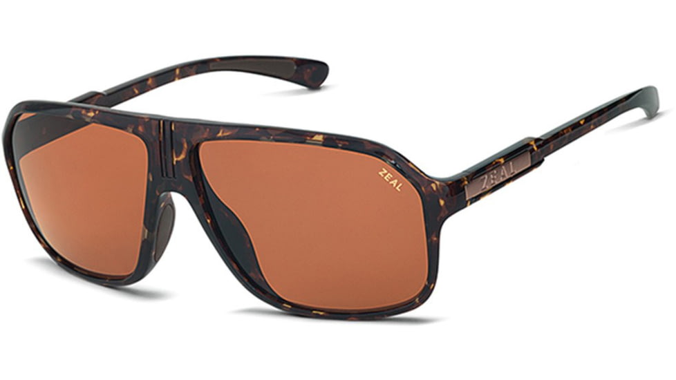Zeal Optics Sawyer Sunglasses Colorado Tortoise Frame, Copper Lenses, Polarized 10522
