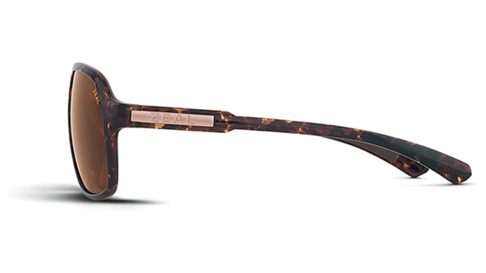 Zeal Optics Sawyer Sunglasses Colorado Tortoise Frame, Copper Lenses, Polarized 10522