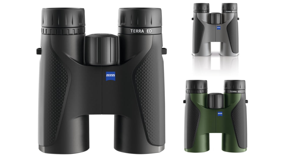 Zeiss Terra ED 8x42 Binocular, Black, Black/Gray, Green