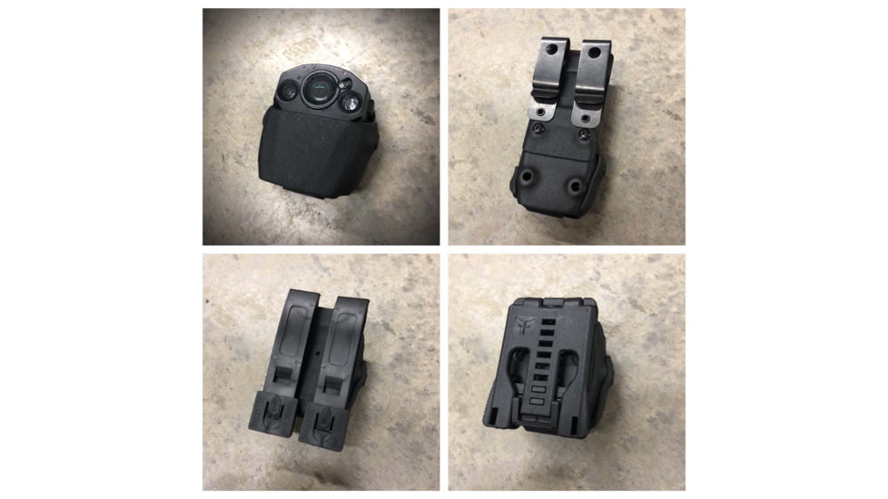 Zero9 Body Cam Case Holster, BWX-100, Molle Loks, Silver Tan, Z9-2016-STN-MLK