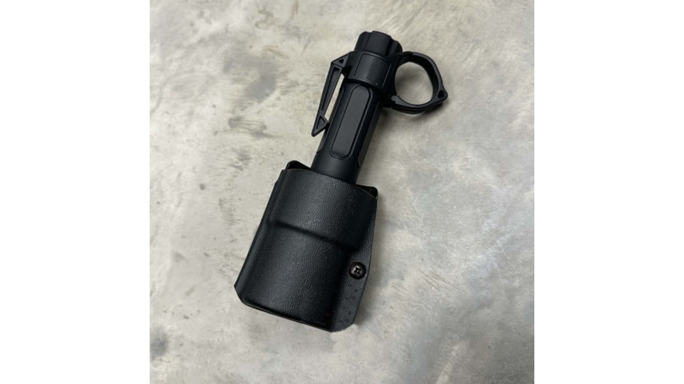 Zero9 Flashlight Case Holster, Bezel Down 1, Tek-Lok, Silver Tan, Z9-4033-STN-TEK