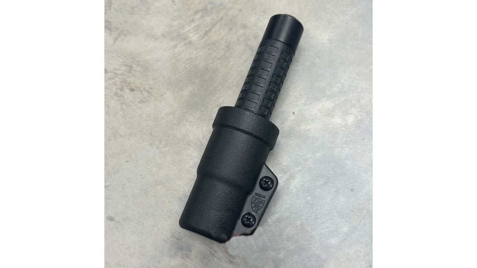 Zero9 Flashlight Case Holster, Bezel Down 1, Tek-Lok, Silver Tan, Z9-4033-STN-TEK