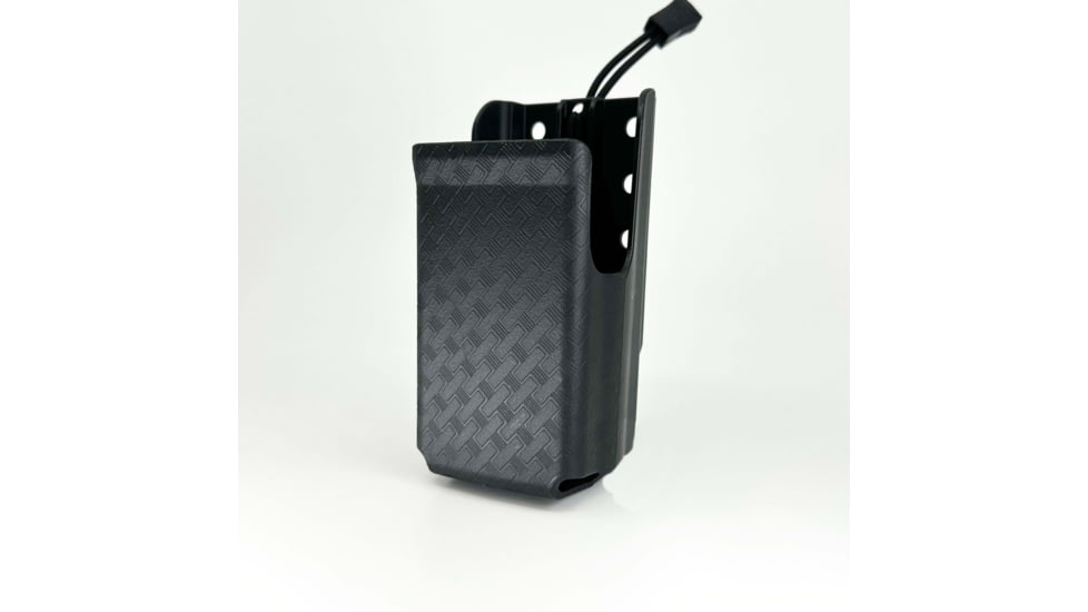Zero9 Portable Radio Case Holster, P150/400/500 w/ext Batt, Tek-Lok, Plain Black, Z9-5022-BLK-TEK