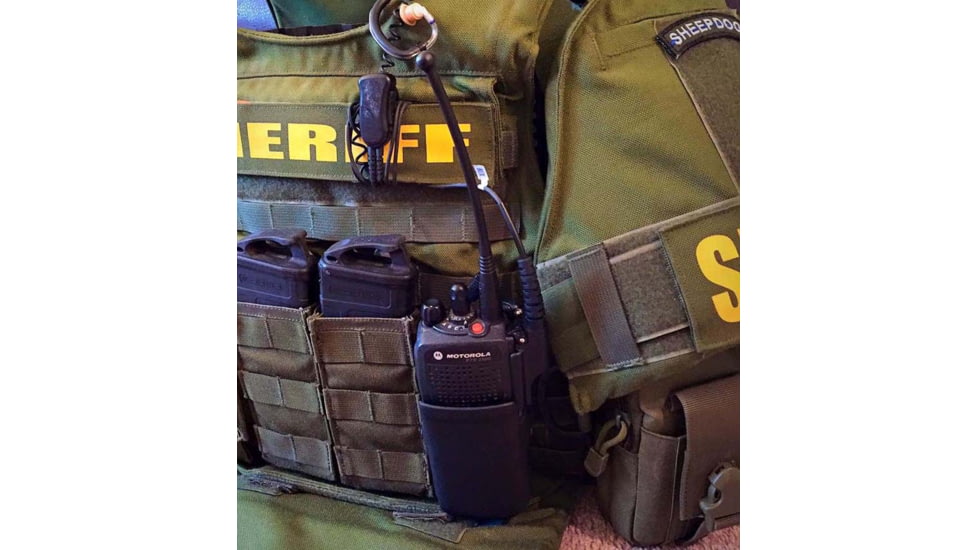 Zero9 Portable Radio Case Holster, VP6000 L2 & L3 Batteries, Tek-Lok, Plain Black, Z9-5023-BLK-TEK