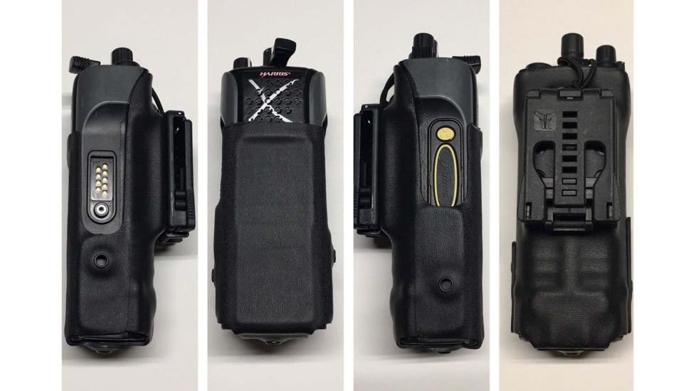 Zero9 Portable Radio Case Holster, XG-25/XG-75/P7300, Tek-Lok, Plain Black, Z9-5008-BLK-TEK