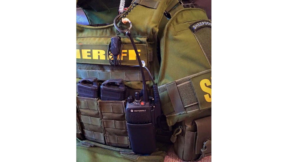 Zero9 Portable Radio Case Holster, XG-25/XG-75/P7300, Tek-Lok, Plain Black, Z9-5008-BLK-TEK