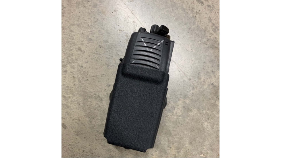 Zero9 Portable Radio Case Holster, XG-25/XG-75/P7300, Tek-Lok, Plain Black, Z9-5008-BLK-TEK