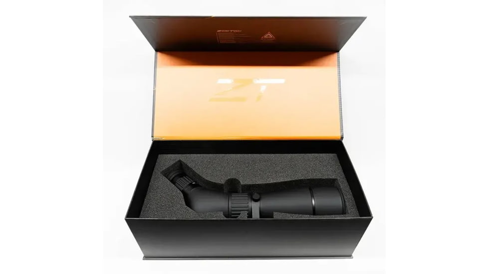 ZeroTech Optics Thrive 20-60x85mm Spotting Scope, Angled, Black, TH206085