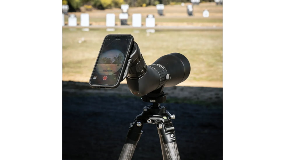 ZeroTech Optics Thrive 20-60x85mm Spotting Scope, Angled, Black, TH206085