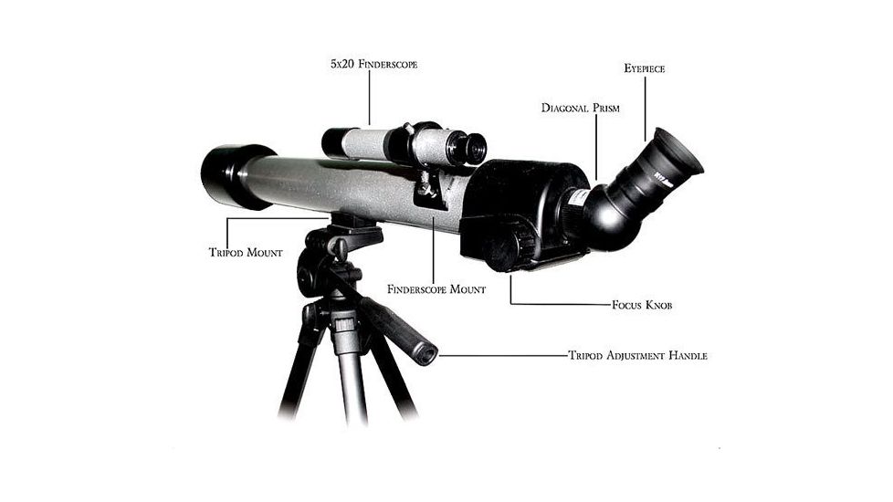 Zhumell 60x600 Refractor Telescope