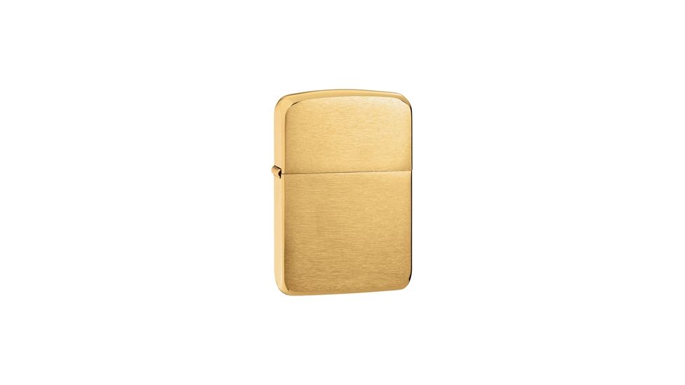 Zippo 1941 Replica Classic Lighter, Brushed Brass 1941B