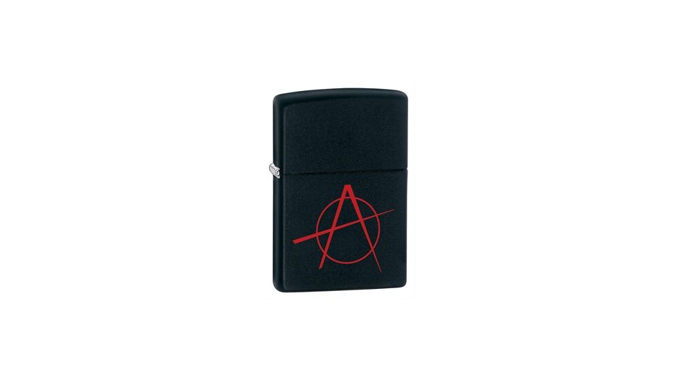 Zippo Anarchy Classic Style Lighter, Black Matte 20842