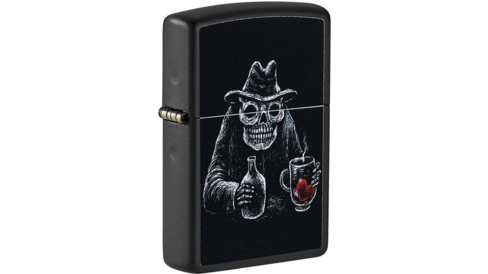 Zippo Bar Skull Lighter, 1.44 x 2.25, 49254