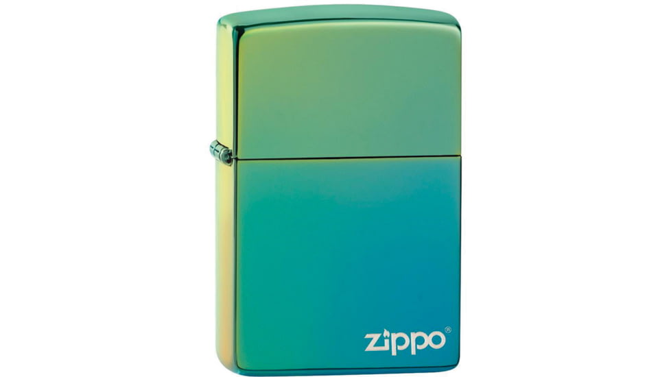 Zippo Classic Logo Teal, 1.44 x 2.25, 49191ZL