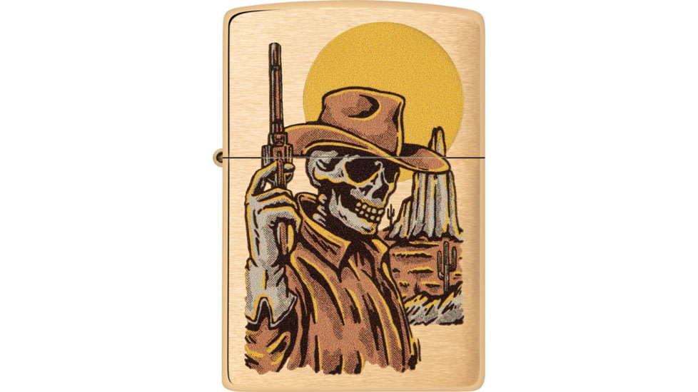 Zippo Cowboy Skull Design Lighter