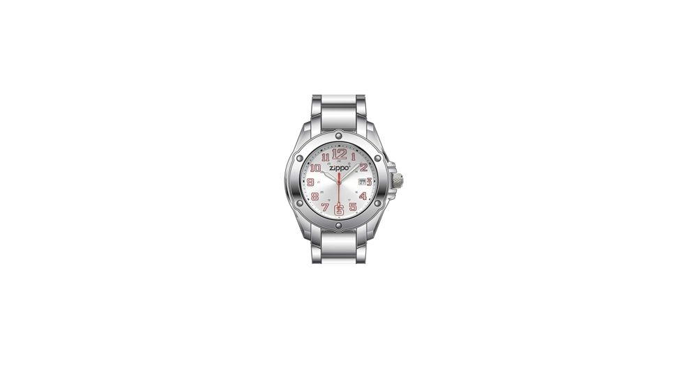 Zippo Dress Modern Style Watch, Silver, Large 45015