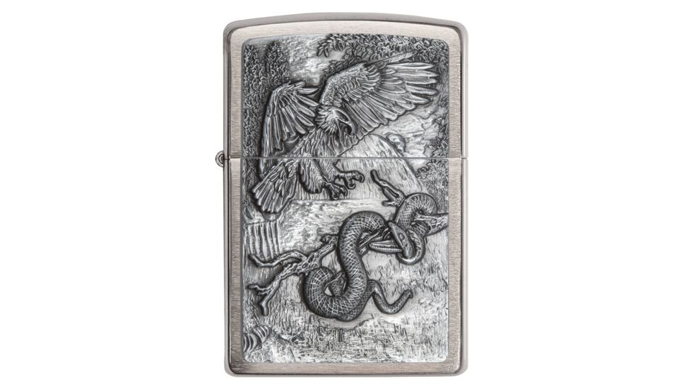 Zippo Eagle vs. Snake Pocket Lighter, 29637