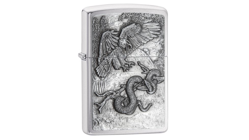 Zippo Eagle vs. Snake Pocket Lighter, 29637