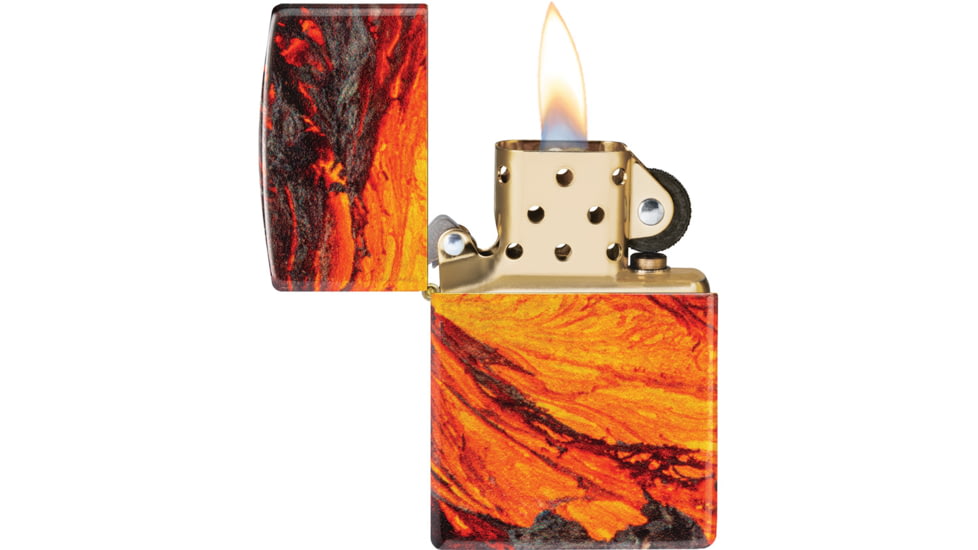 Zippo Lava Flow Design Lighter