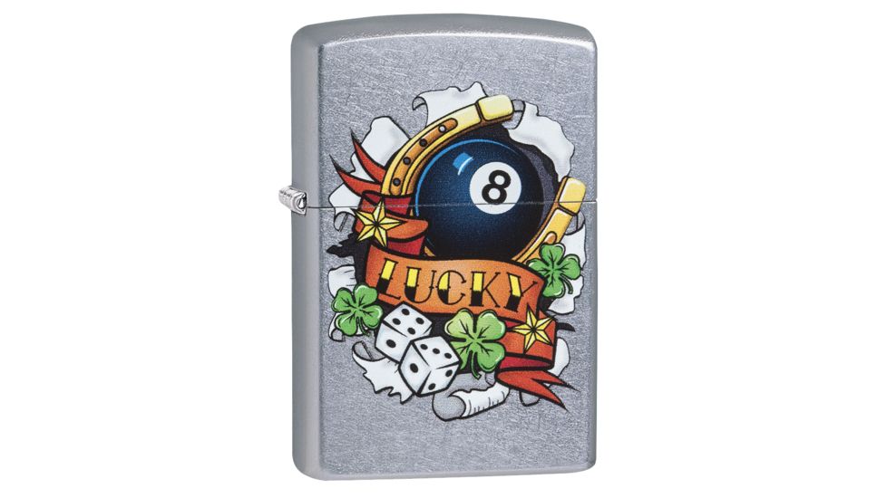 Zippo Lucky Tattoo Pocket Lighter, 29604