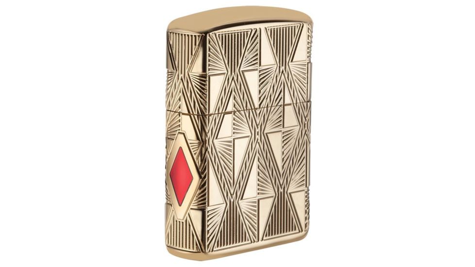 Zippo Luxury Diamond Design Lighter w/ Box 29671