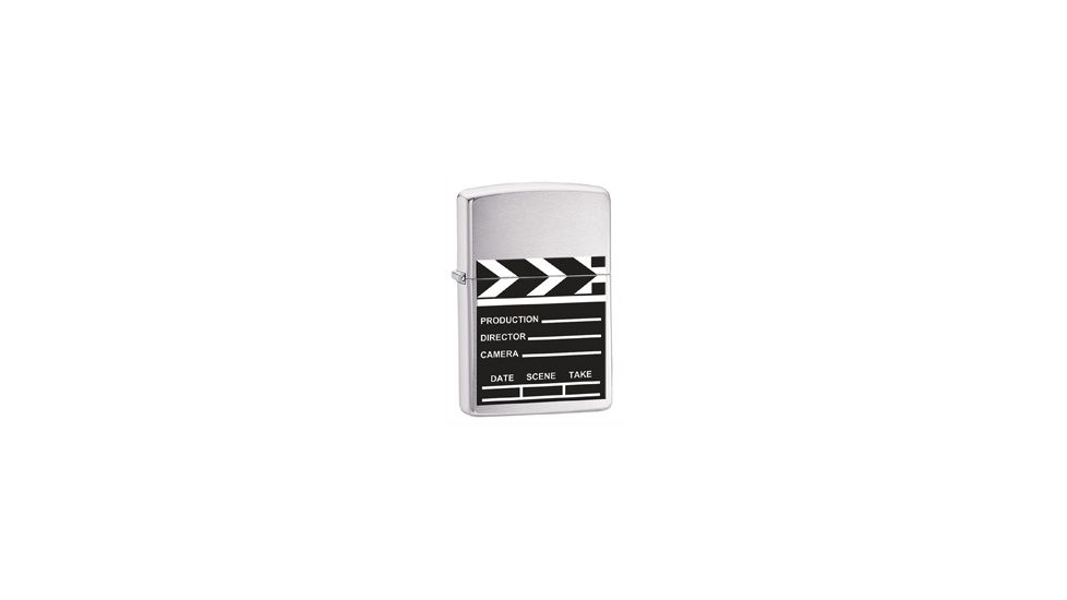 Zippo Movie Take, Brushed Chrome Classic Style Lighter 28064