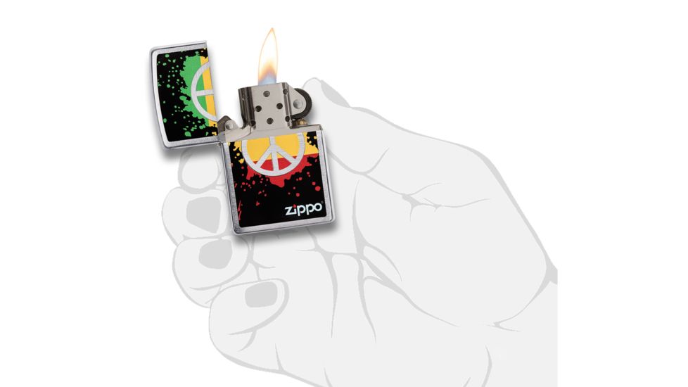Zippo Peace Sign Pocket lighter, 29606