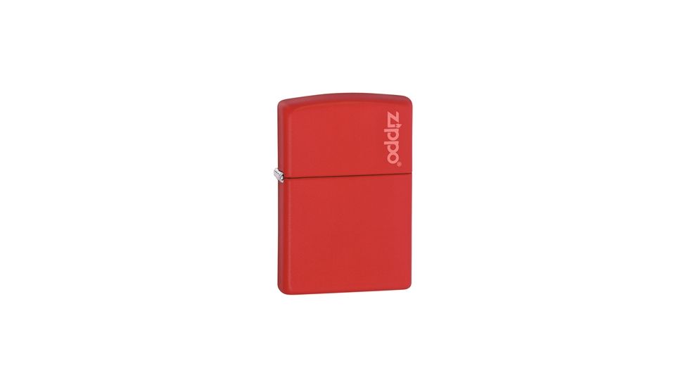 Zippo Classic Style Lighter w/ Zippo Logo, Red Matte 233ZL