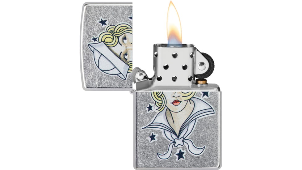 Zippo Sailor Girl Tattoo Lighter
