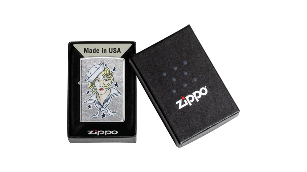 Zippo Sailor Girl Tattoo Lighter