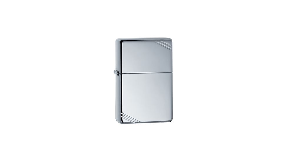 Zippo Vintage Series 1937 Classic Style Lighter w/ Slashes, High Polish Chrome 260