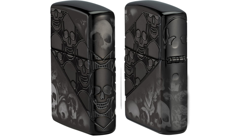 Zippo Skull Collage Lighter, ZO77352