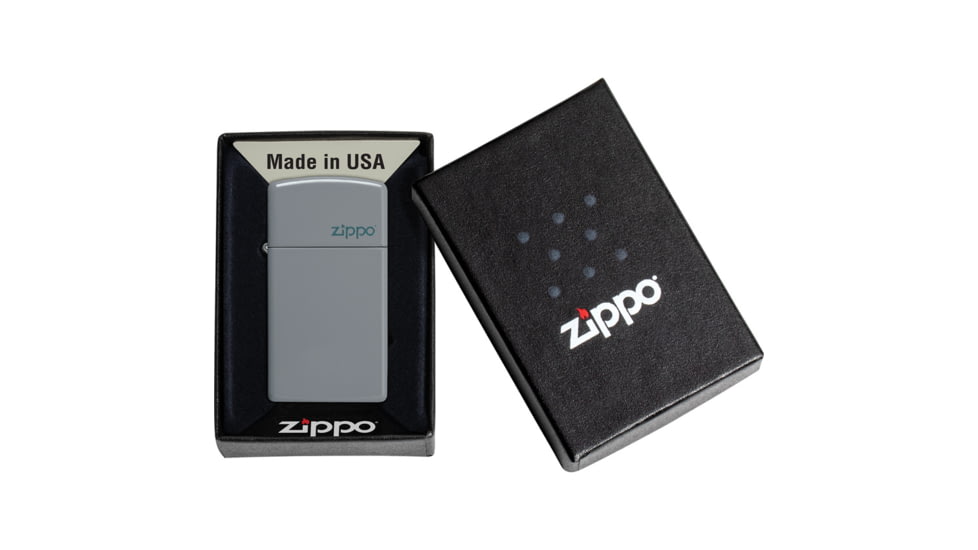 Zippo Slim Lighter Gray