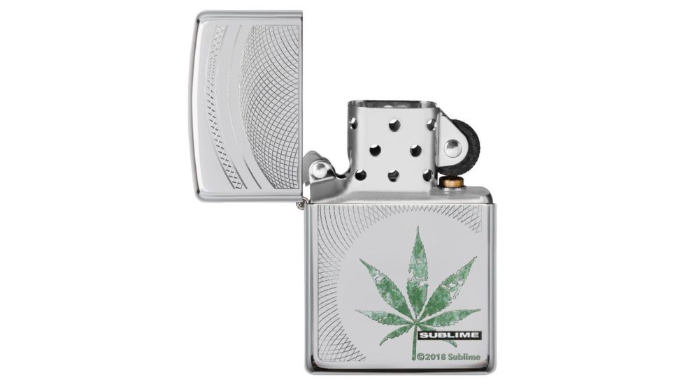 Zippo Sublime Pocket Lighter, Polish Chrome, 49016
