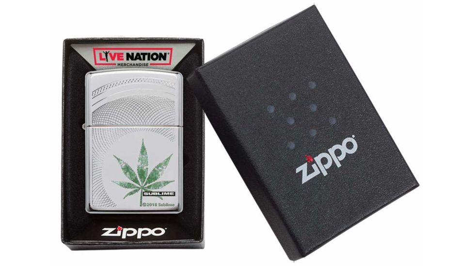 Zippo Sublime Pocket Lighter, Polish Chrome, 49016