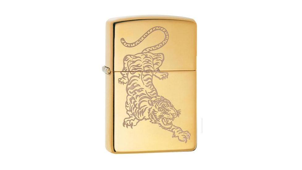 Zippo Tiger Design Pocket Lighter 29884