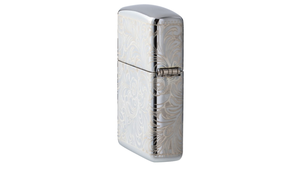 Zippo Venetian 45th AnniversaryLighter w/ Click, Silver, One Size, 49053