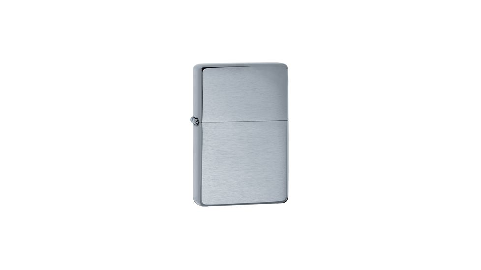 Zippo Vintage Series 1937 Classic Style Lighter w/out Slashes, Brushed Chrome 23025