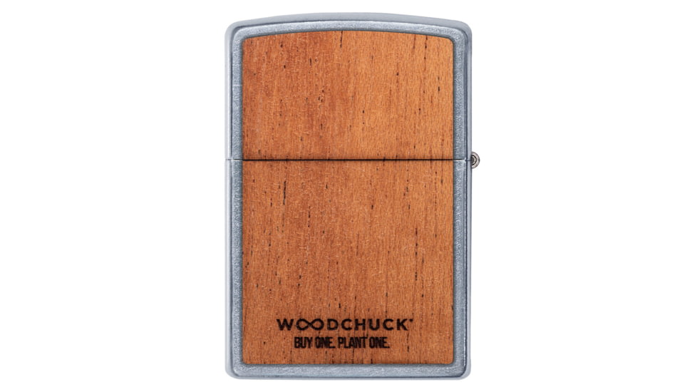 Zippo Woodchuck USA Howling Wolf Lighter w/ Click, Silver, One Size, 49043