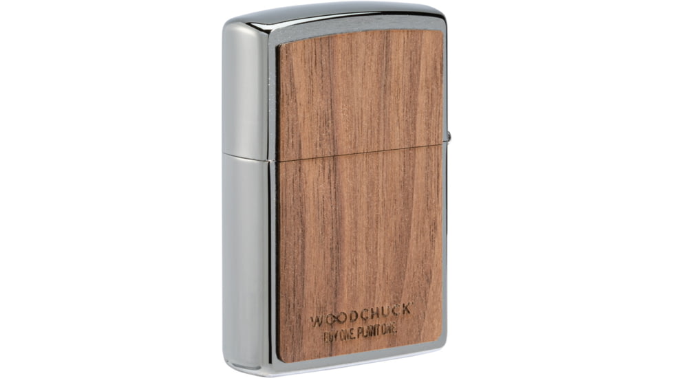 Zippo Woodchuck Walnut Leaves