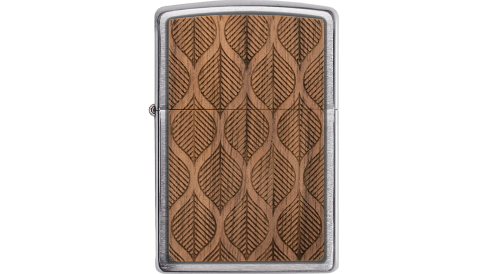 Zippo Woodchuck Walnut Leaves