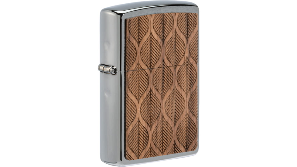 Zippo Woodchuck Walnut Leaves