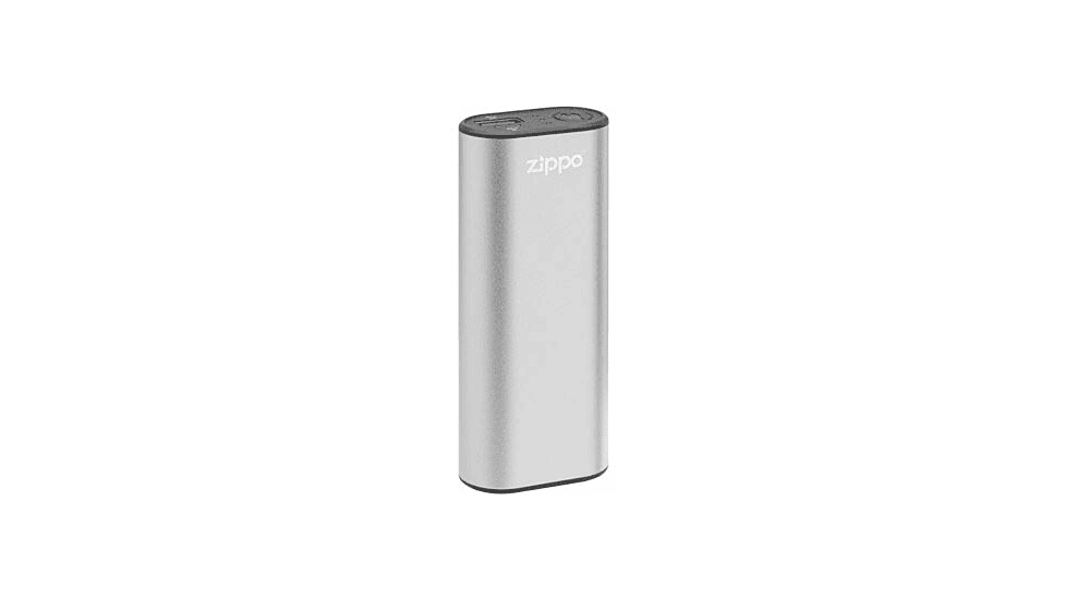 Zippo HeatBank 6 Rechargeable Hand Warmer, Silver, 40608