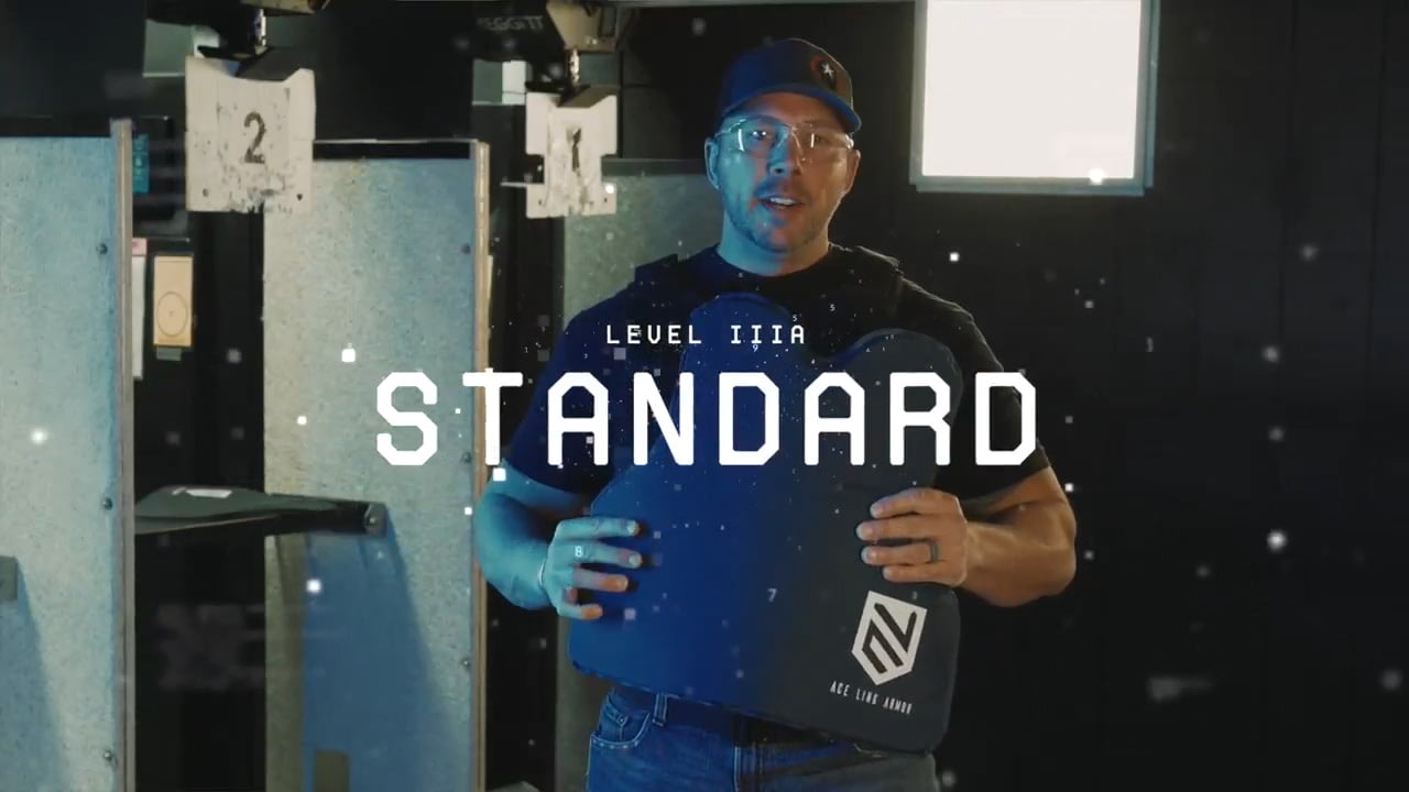 opplanet ace link armor bulletproof vest standard panel video