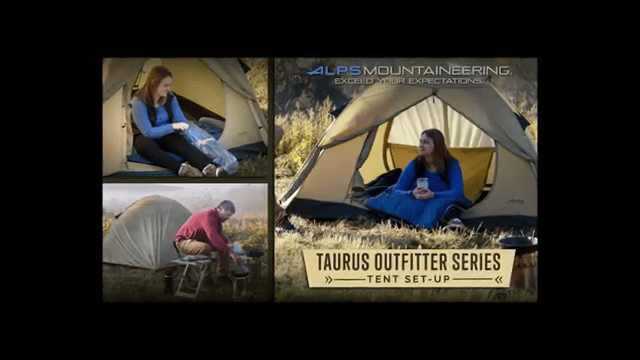 opplanet alps mountaineering taurus outfitter tent assembly instructions video