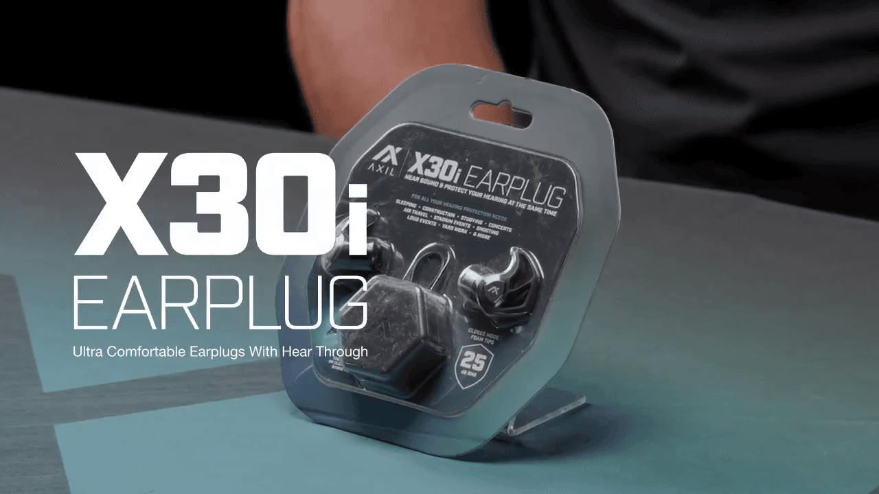 opplanet axil x30i earplugs video