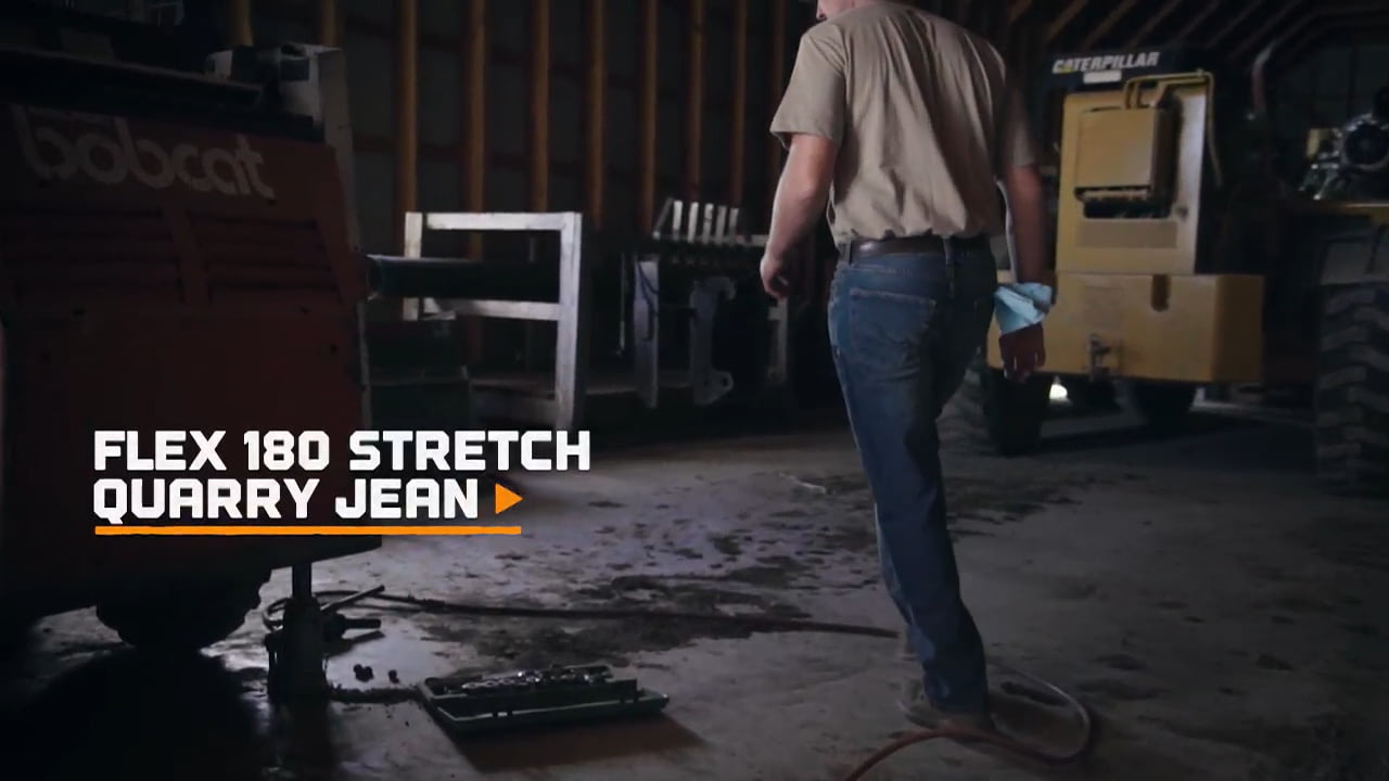 opplanet berne flex 180 stretch quarry jean video