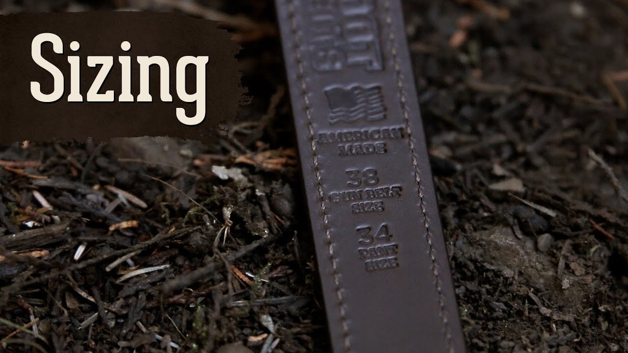opplanet bigfoot gun belts size guide video